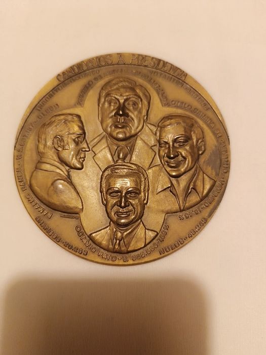 Medalha Comemorativa em Bronze- General Ramalho e Candidatos à Repúbli