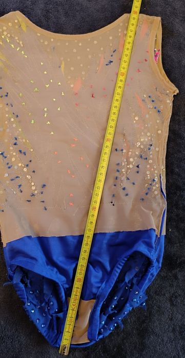 купальник для  гімнастики + камінці,на 118-126 зріст.