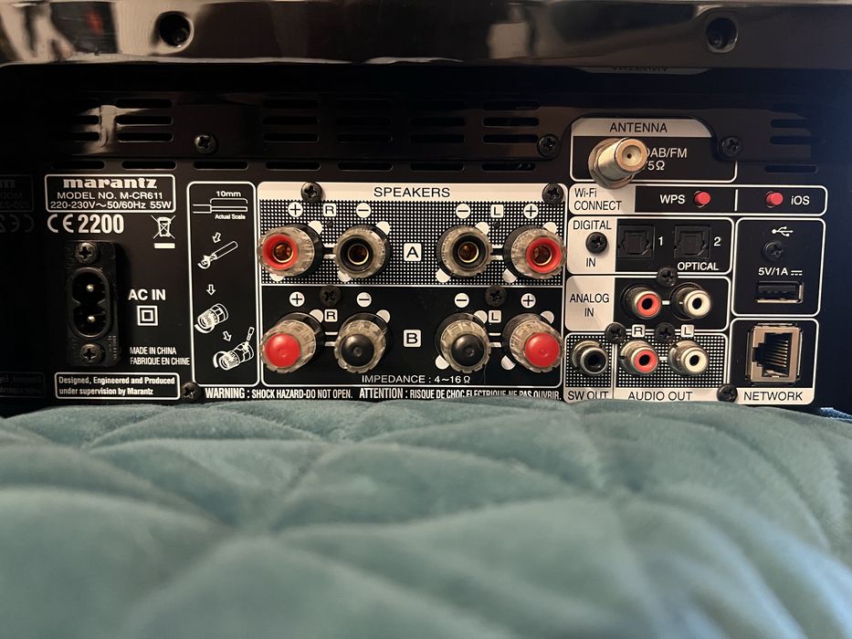 Zestaw stereo MARANTZ M-CR611 + głośniki DENON