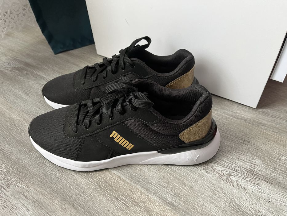 Puma buty czarno-zlote 38.5