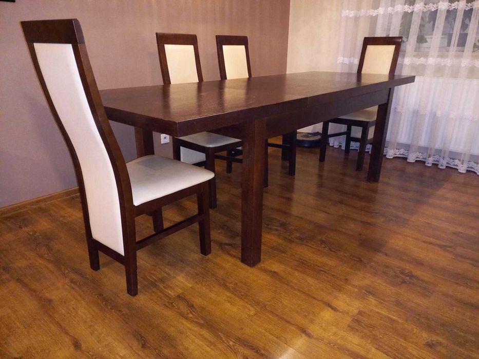 STÓŁ Z KRZESŁAMI I Kommplet Mebli do salonu