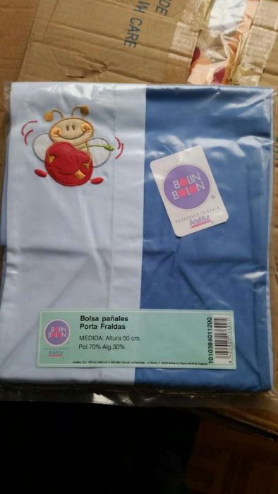 Saco para carrinho bebé - Novo Bolin Bolon colecção Abelhita (Rosa)