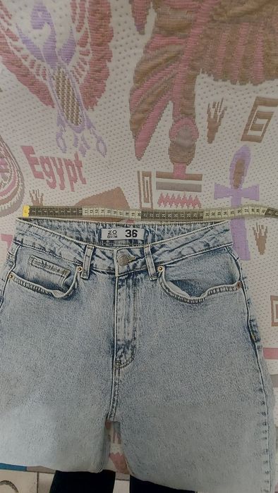 Джинси mom fit 36 S M, ідеальний стан
