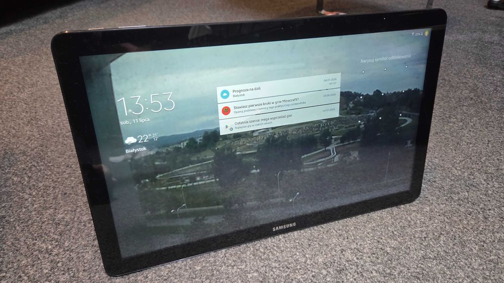 TABLET - SAMSUNG GALAXY VIEW - 18.4"- stan idealny!!!  jak nowy