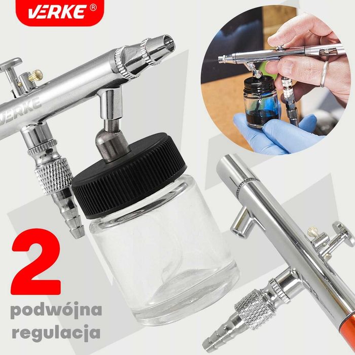 Aerograf malarski lakierniczy precyzyjny  modelarski  22ML