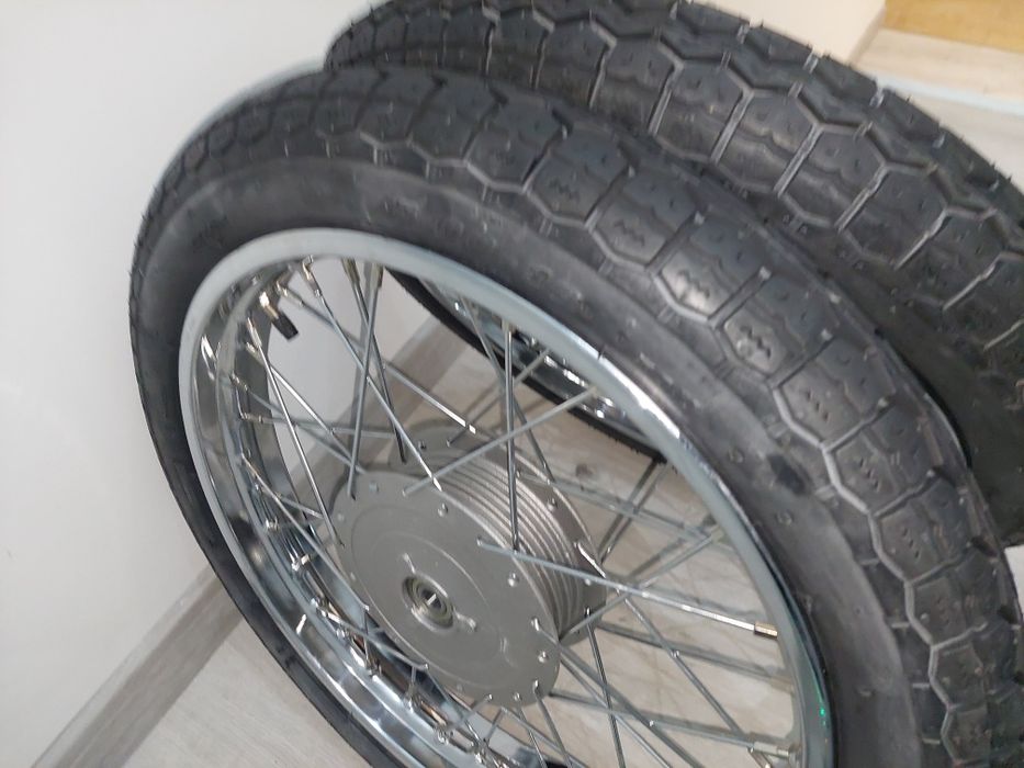 Nowe kola wsk125 kpl przod +tyl Wycentrowane