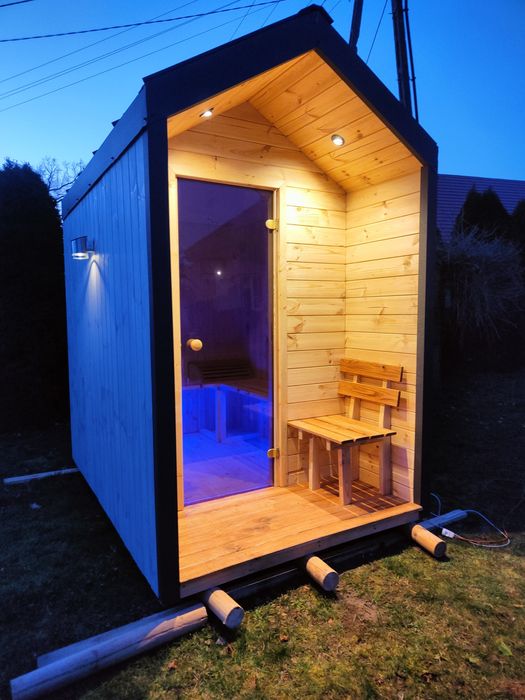 Sauna ogrodowa stodoła