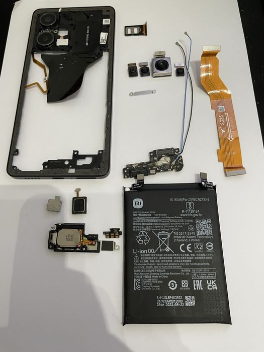 Xiaomi Redmi Note 12 Pro 5G - klapka , korpus , usb