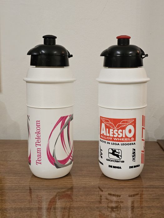 Garrafas / bidons ciclismo Team Telekom, Acqua&Sapone, Alessio