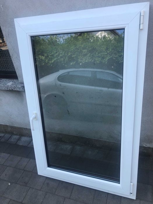 używane okno pcv  135 wys/88szer