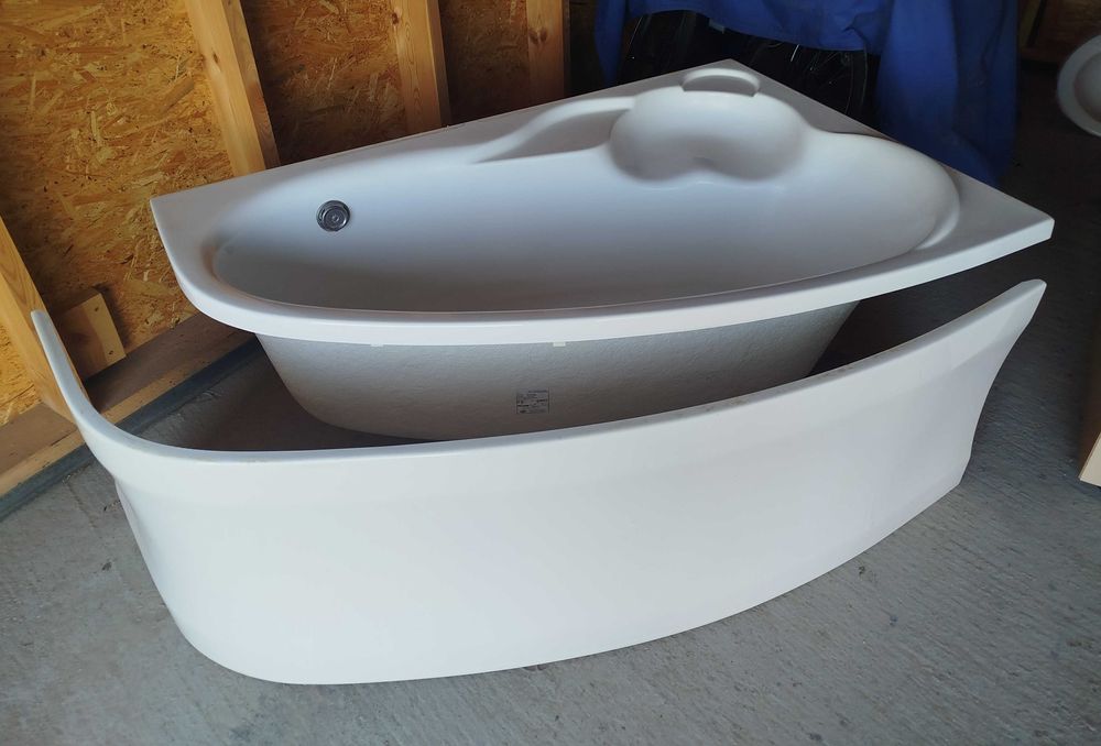 Wanna narożna używana 100x150cm.