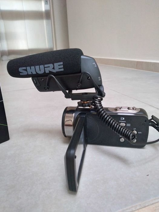 Microfone Shure VP83 para câmara de filmar