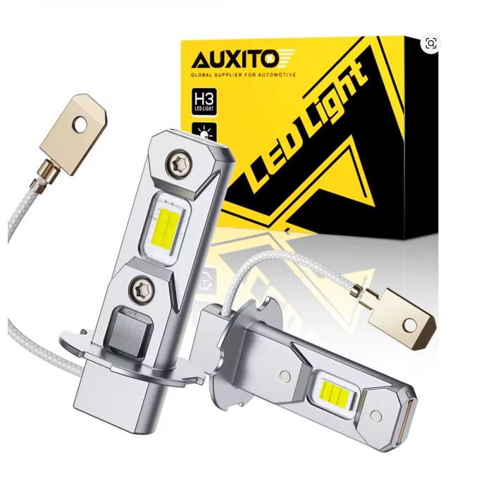 Лампы Auxito LED H7 H3 H1 H11 H8 H9 автолампы 12V светодиодные лампы