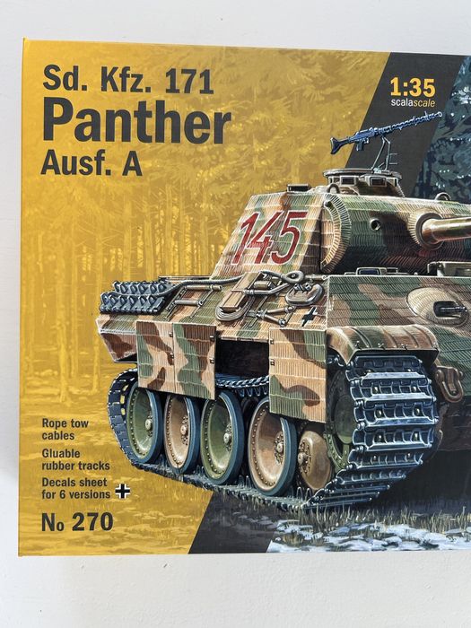 Czołg Panther Ausf.A model do sklejenia Italeri 0270