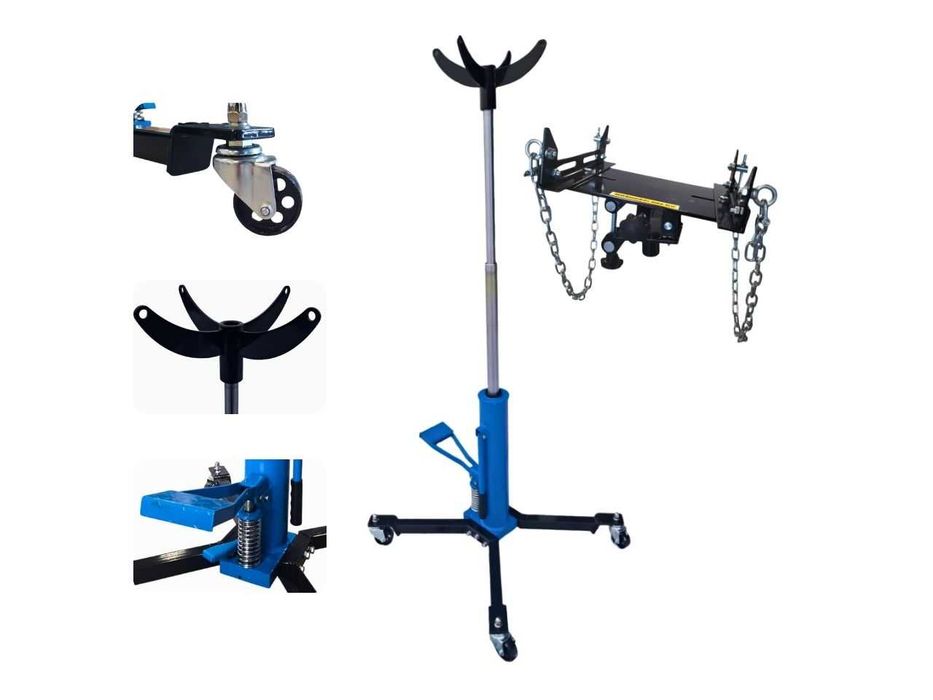 BEST PRODUCTS BESTLIFT PSB05T Hydrauliczny podnośnik skrzyni biegów teleskopowy 500 kg 85-170 cm