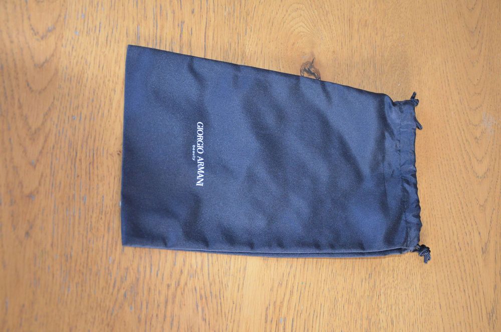 worek Giorgio Armani beauty czarny  29x17 cm