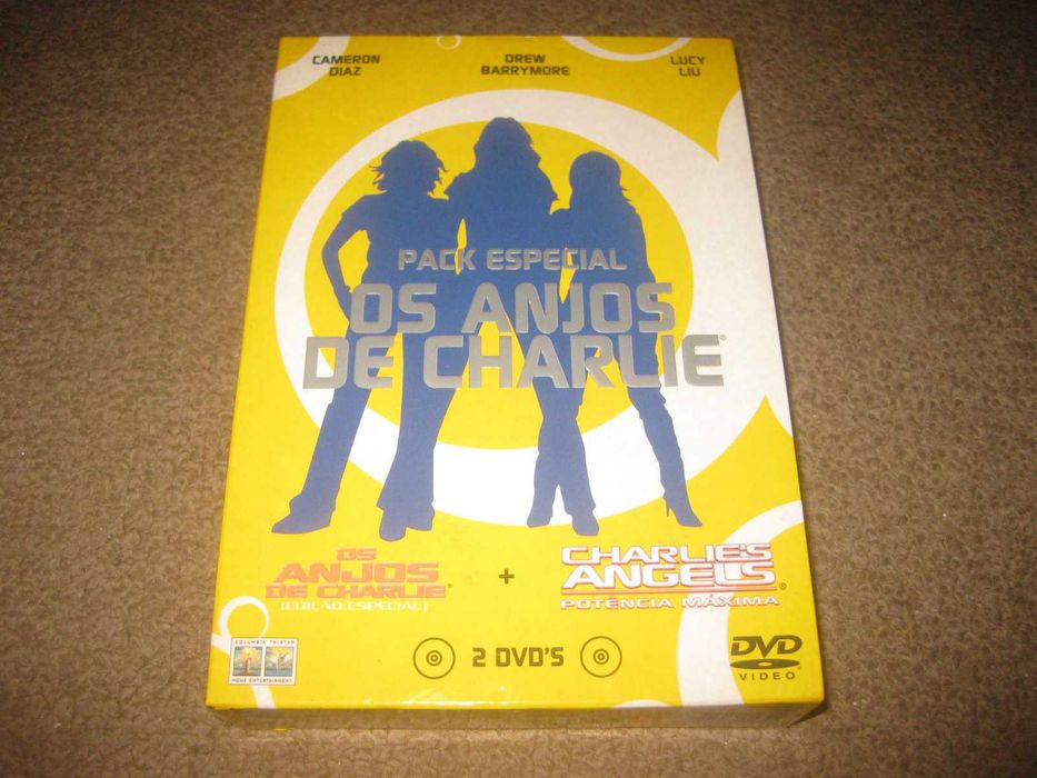 Colecção "Os Anjos de Charlie" com Cameron Diaz e com Box Arquivadora!