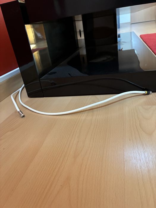 Móvel TV baixo moderno lacado preto brilhante