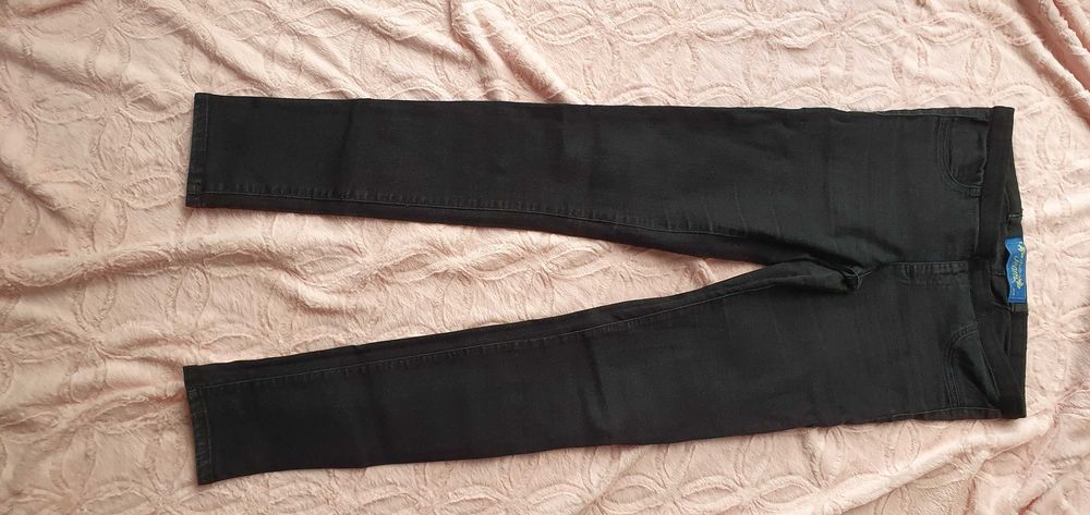 Damskie spodnie jegginsy jeansowe rozmiar 38