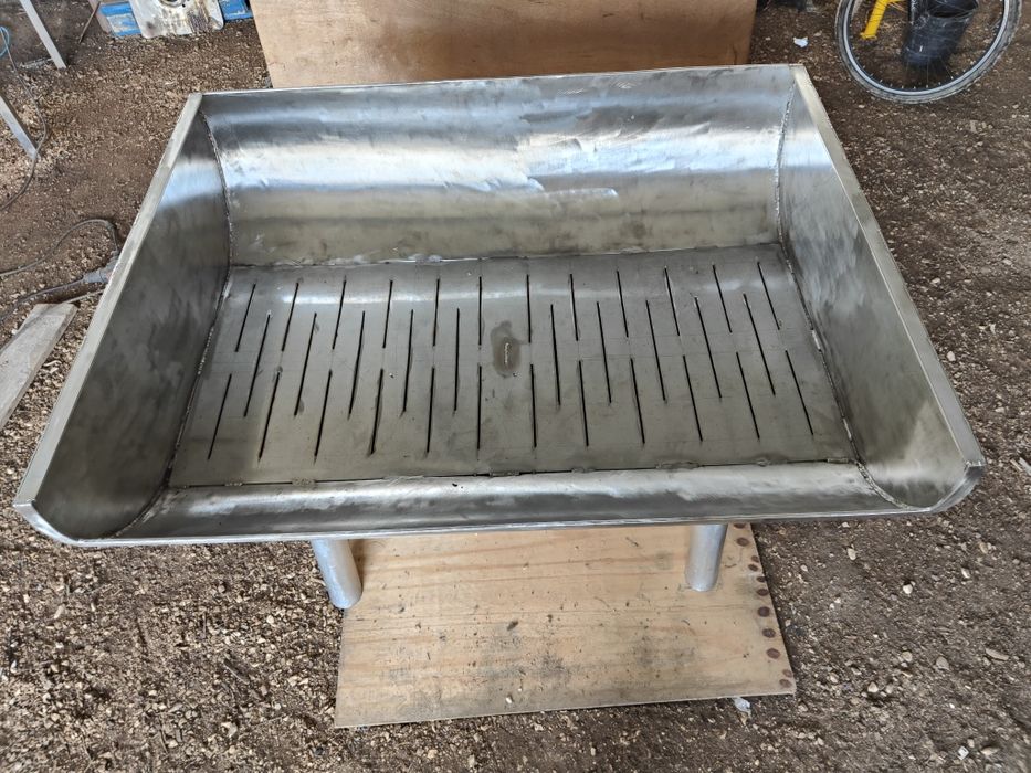 Fogareiro/churrasqueira inox