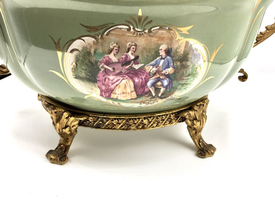 Centro de mesa/ fruteira/ taca oriental GILMAN SACAVEM/FRAGONARD
