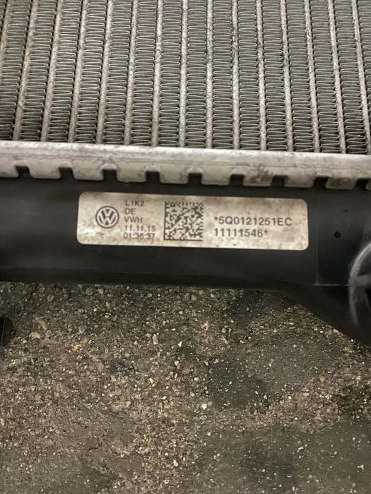 Radiador de refrigeracao Audi A3