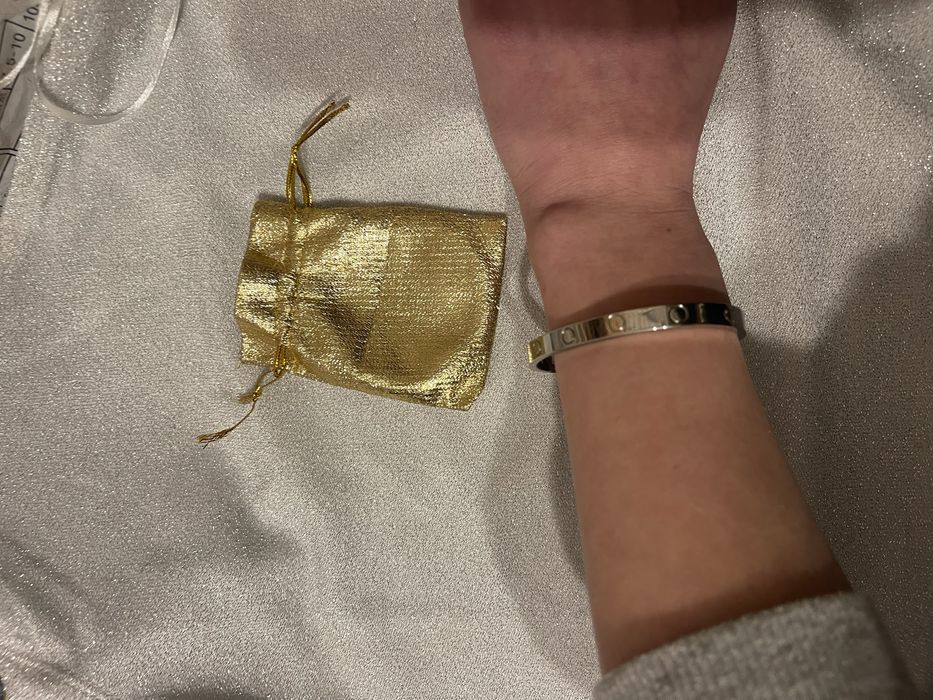 браслет жіночий титан , сталь Cartier