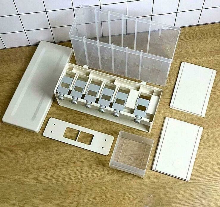 Диспенсер для круп 6в1. Органайзер для сипучих. Дозатор кухонний