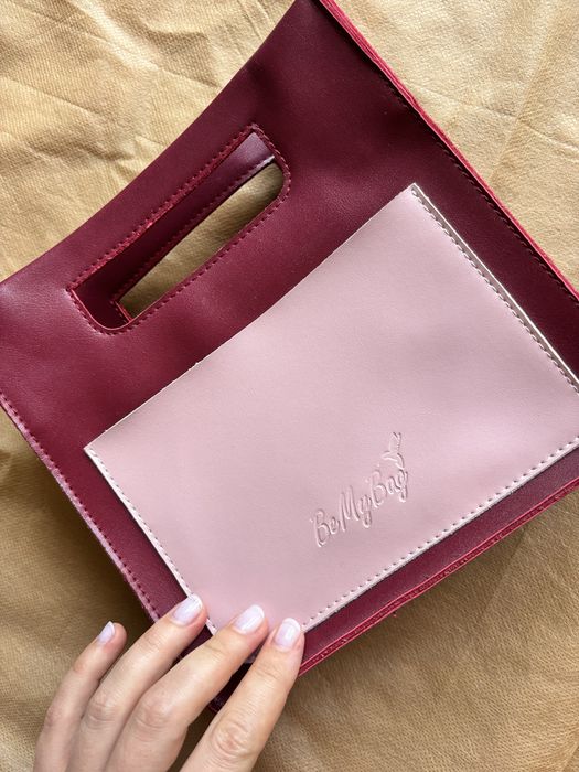 Сумка жіноча Be my Bag з екошкіри бордова