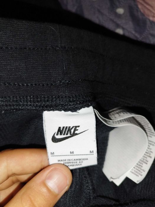 KRÓTKIE spodenki NIKE MĘSKIE CZARNE bawełniane |Rozmiar.M|