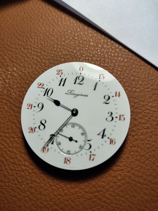 Mechanizm zegarka kieszonkowego longines