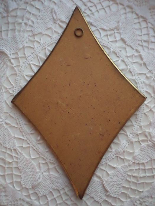 картина панно плакетка Девушка с лирой латунь Англия