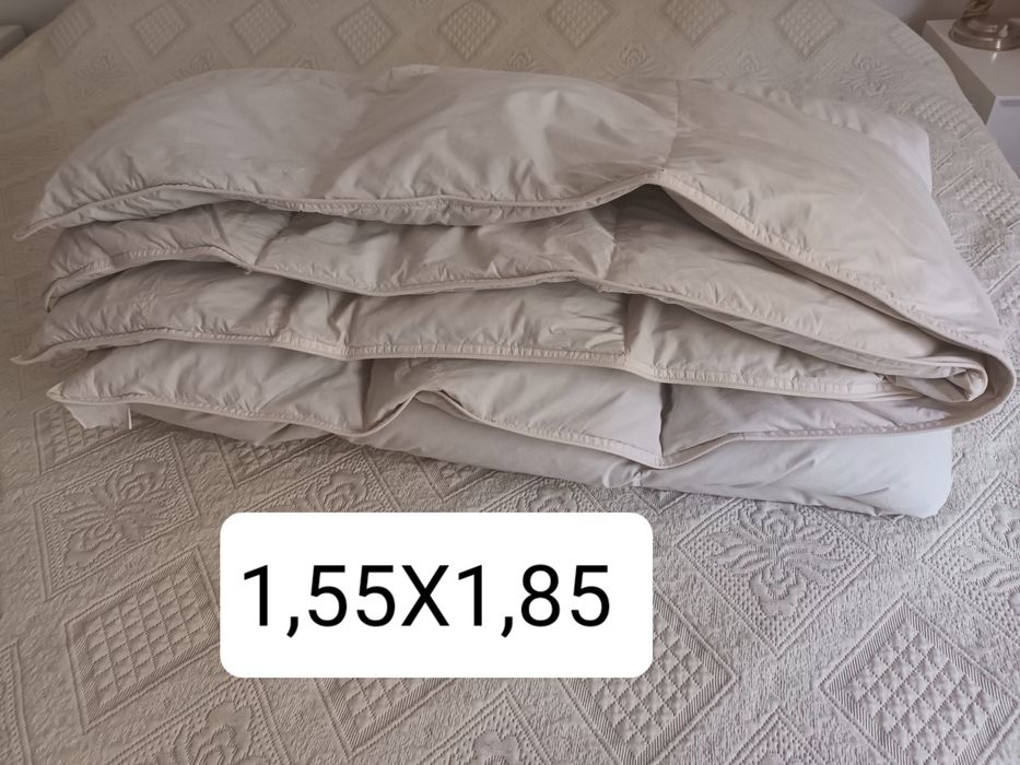 2 edredons de penas cama solteiro
