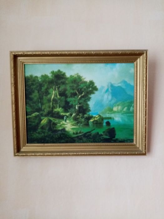 Картина СССР з красивим пейзажем