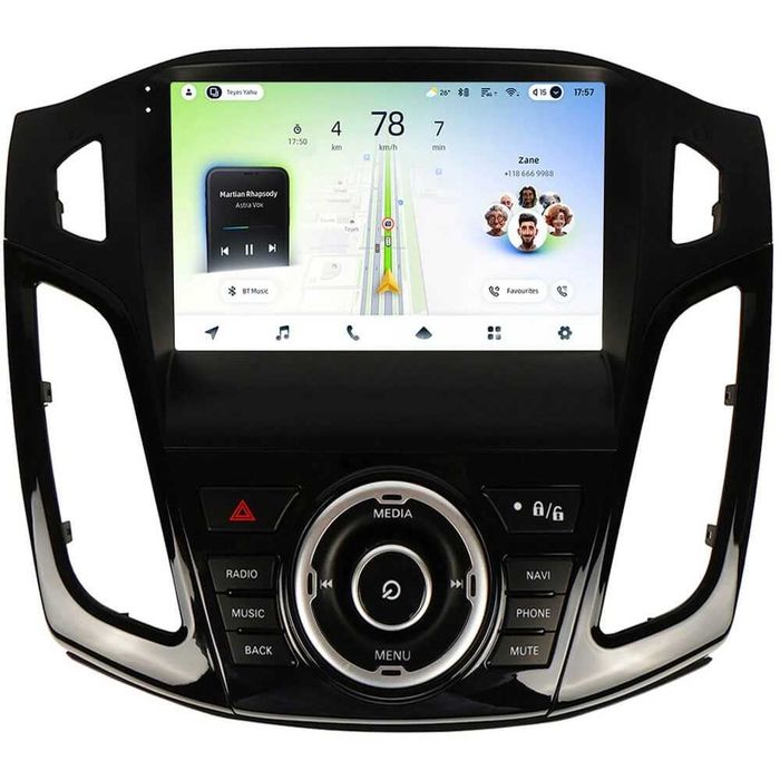 Штатна магнітола Teyes CC4L 4+64 Gb Ford Focus 3 2012-2019 A-MOD Black UV 9