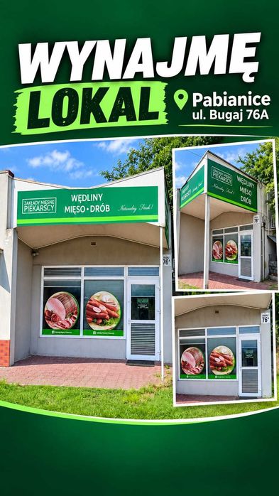 Wynajmę Lokal Pabianice Ul. Bugaj