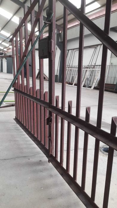 Portão em ferro forjado