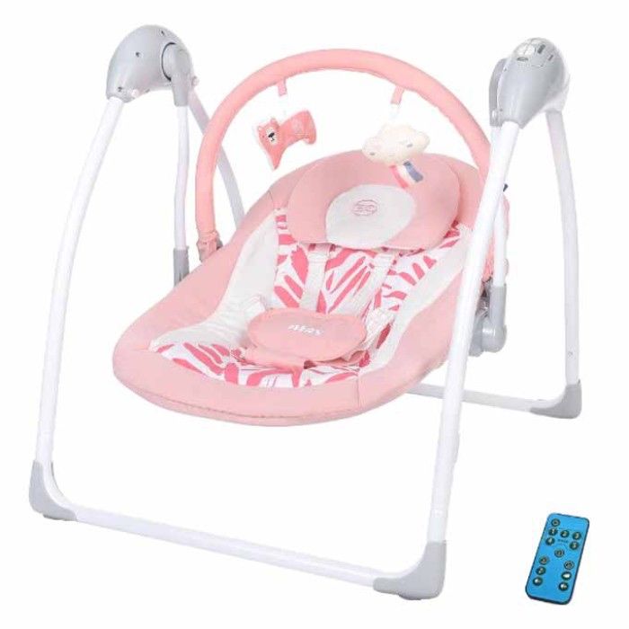 Гойдалка для немовлят el camino airy me 1047l rose leaves