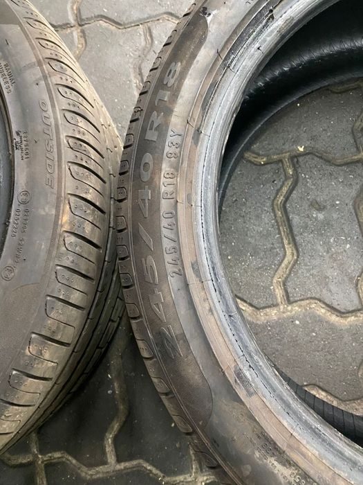 PNEUS USADOS COM A MEDIDA 245/40 R18 - 2 UNIDADES