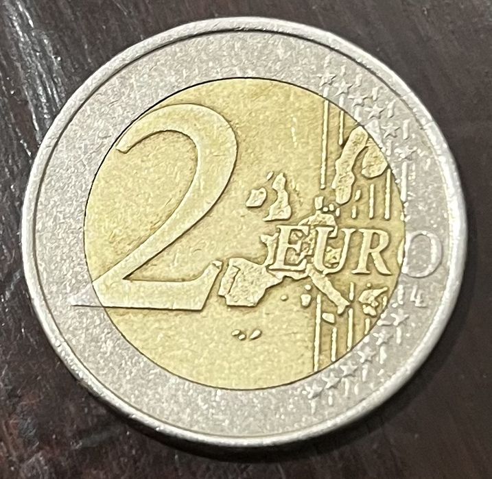 Moeda 2 Euros, Rara, Grécia 2002