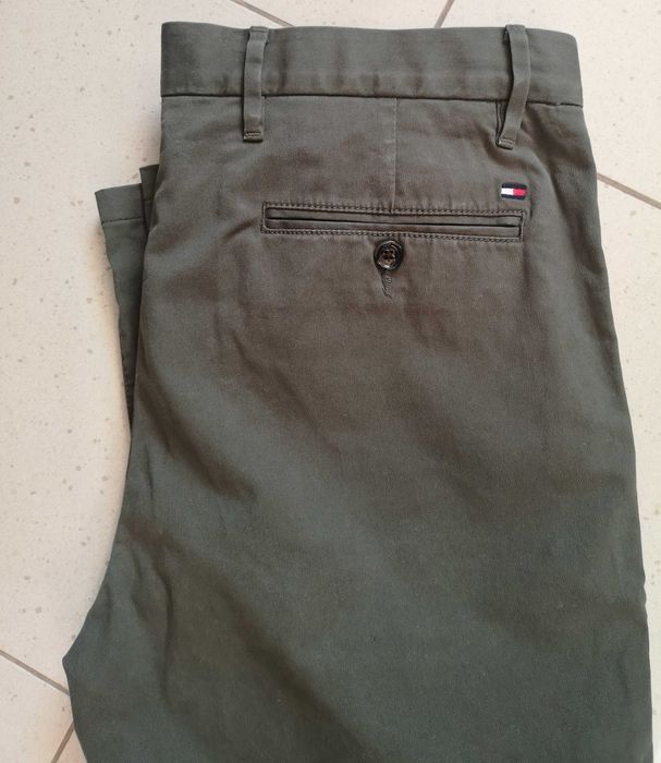 Spodnie Casual Tommy Hilfiger Zieleń 34/34