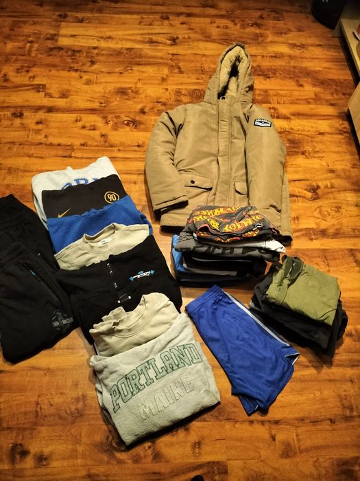 Ubrania chłopięce i kurtka nowa zimowa