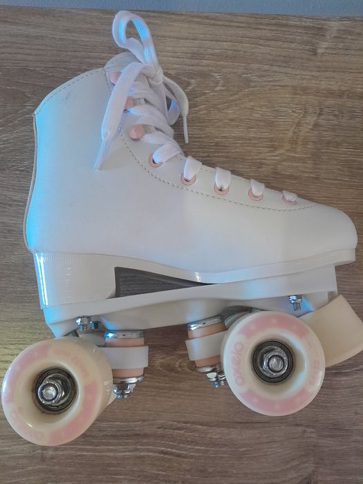 Patins de 4 rodas - criança  - Quad 100 branco