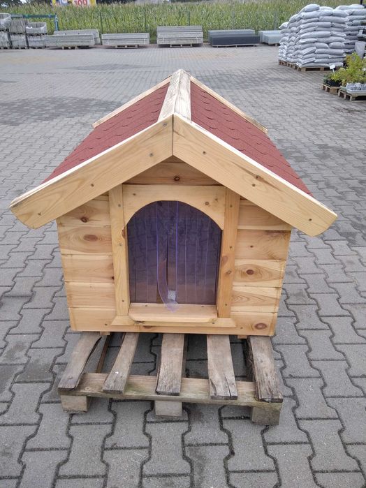 Buda dla Psa Ocieplona Solidna Nowa Rozmiar XL