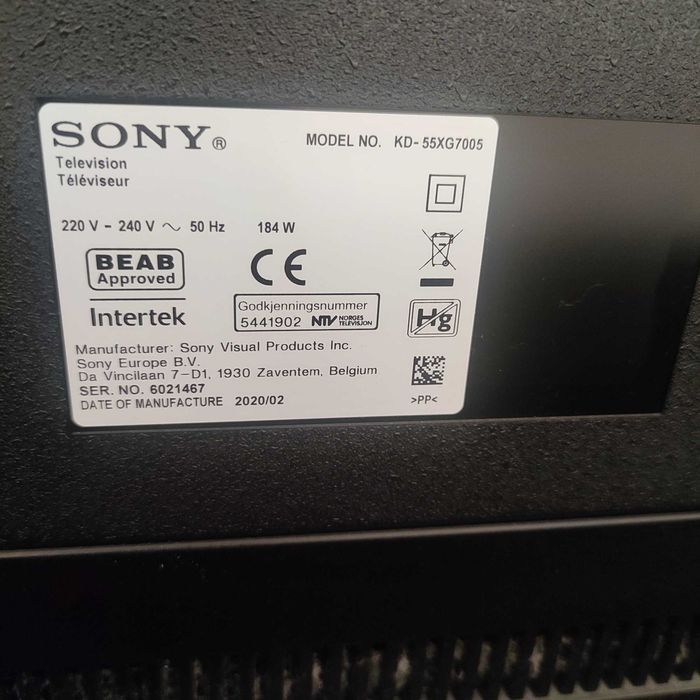 Telewizor plazmowy Sony