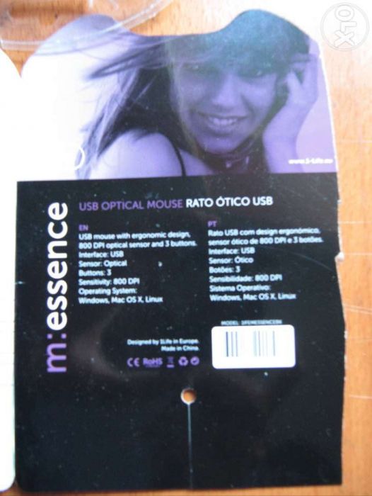 rato ótico usb 1life m essense