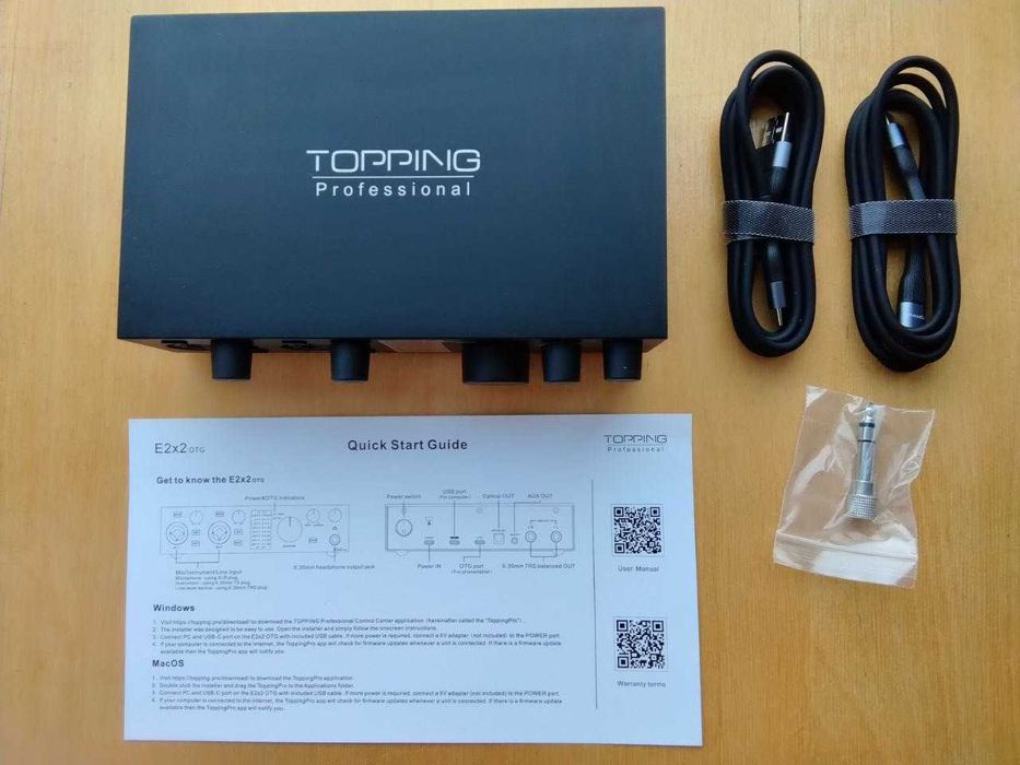 DTM・DAW Topping E2x2 OTG TOPPING E2X2 OTG USB Audio Interface