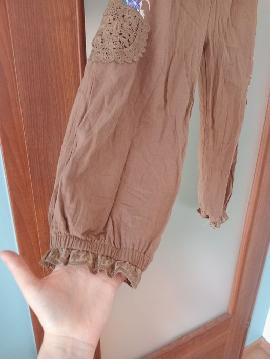 Spodnie r. M, chinosy, haremki