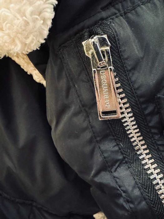 Куртка Пуховик женский Dsquared2 (ОРИГИНАЛ) в стиле дольче гучи