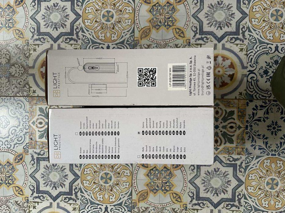 2x kinkiet Light Prestige 
Prestige -ztote, eleganckie - 200